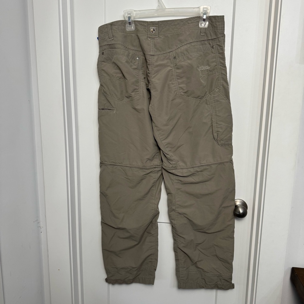 Kuhl Men's Liberator Convertible Pants 36X30 Activewear Outdoor Hiking Green Tan - Picture 6 of 11